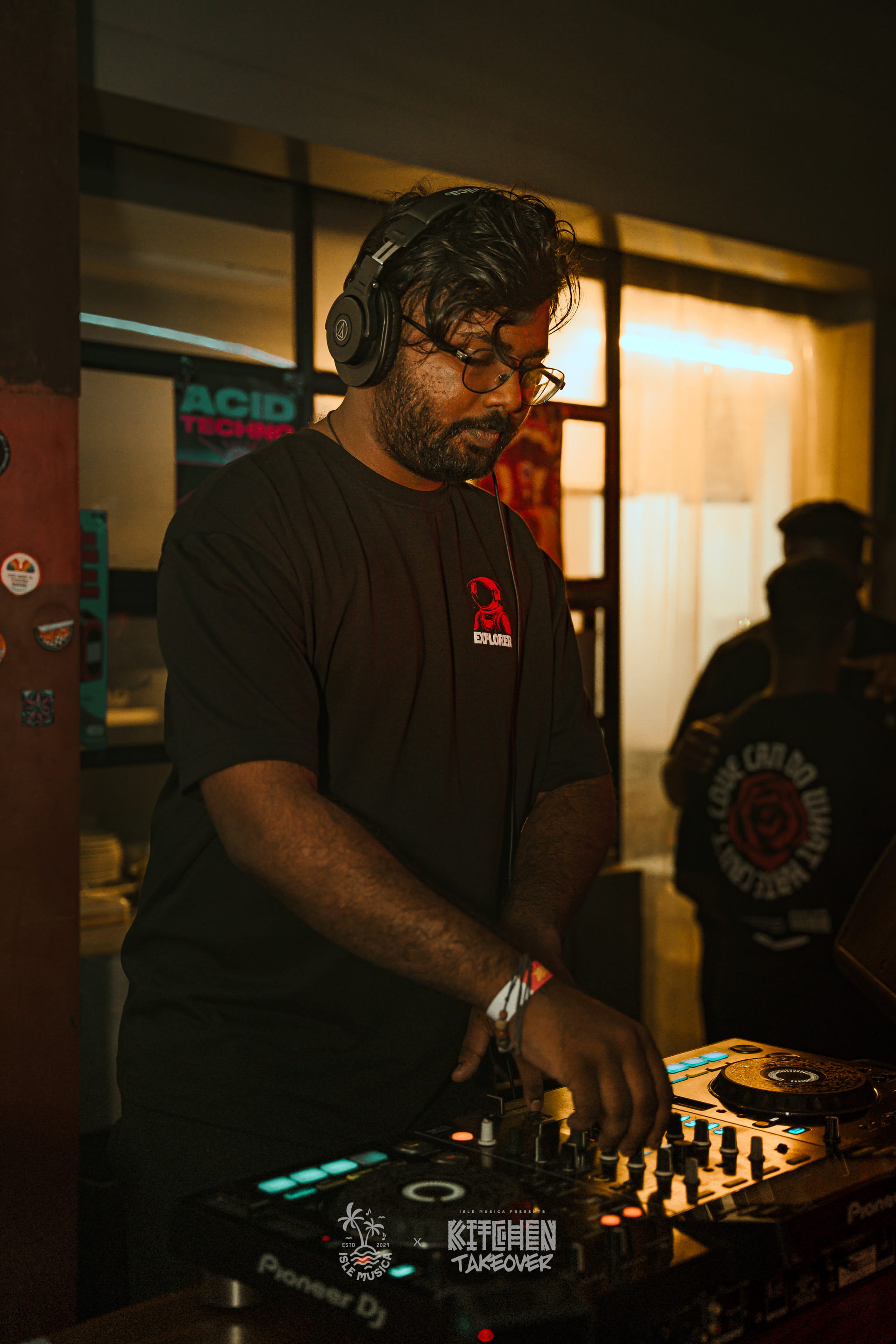 Arun mixing at Kitchen Takeover